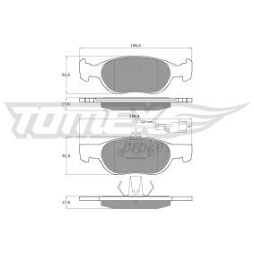 Compre Pastilhas de travão da TOMEX brakes TX 11-87 a um preço baixo por 33,56 €