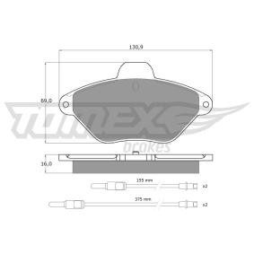 Acquista Kit pastiglie freni da TOMEX brakes TX 11-89 a buon mercato per soli 40,65 €