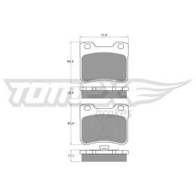 Acquista Kit pastiglie freni da TOMEX brakes TX 11-96 a buon mercato per soli 22,97 €
