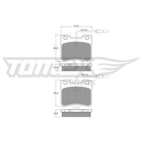 Acquista Kit pastiglie freni da TOMEX brakes TX 11-97 a buon mercato per soli 26,74 €