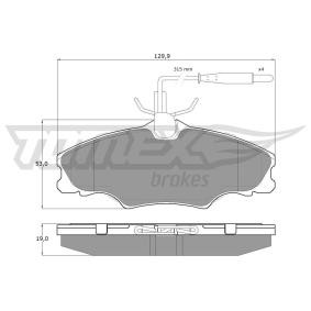 Acquista Kit pastiglie freni da TOMEX brakes TX 12-31 a buon mercato per soli 36,30 €