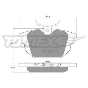 Compre Pastilhas de travão da TOMEX brakes TX 12-43 a um preço baixo por 31,78 €