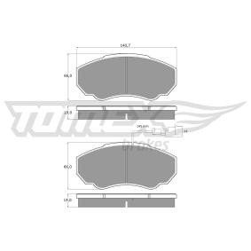 Compre Pastilhas de travão da TOMEX brakes TX 12-45 a um preço baixo por 33,15 €