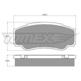 Compre Pastilhas de travão da TOMEX brakes TX 12-46 a um preço baixo por 30,52 €