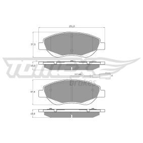 Compre Pastilhas de travão da TOMEX brakes TX 12-50 a um preço baixo por 47,87 €
