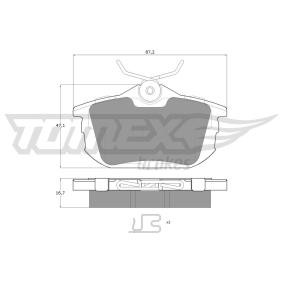 Bremsbeläge von TOMEX brakes