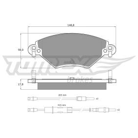 Acquista Kit pastiglie freni da TOMEX brakes TX 13-31 a buon mercato per soli 40,29 €