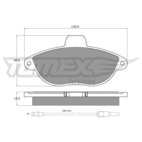 Bremsbeläge von TOMEX brakes