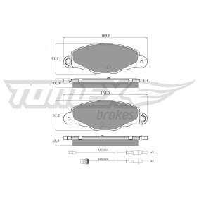 Acquista Kit pastiglie freni da TOMEX brakes TX 13-37 a buon mercato per soli 27,14 €