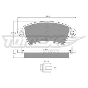 Acquista Kit pastiglie freni da TOMEX brakes TX 13-41 a buon mercato per soli 41,29 €