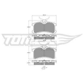 Acquista Kit pastiglie freni da TOMEX brakes TX 13-65 a buon mercato per soli 31,11 €