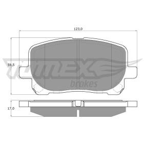 Acquista Kit pastiglie freni da TOMEX brakes TX 13-67 a buon mercato per soli 30,95 €