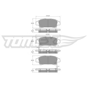 Acquista Kit pastiglie freni da TOMEX brakes TX 13-68 a buon mercato per soli 15,47 €