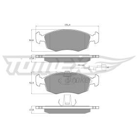 Compre Pastilhas de travão da TOMEX brakes TX 14-11 a um preço baixo por 37,07 €
