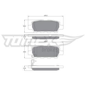 Comprar Juego de pastillas de freno de TOMEX brakes TX 14-21 a bajo precio de 36,50 €