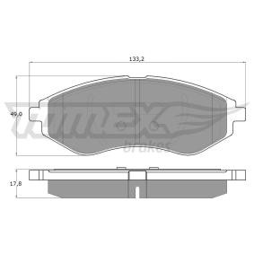 Kjøp Bremseklosser av TOMEX brakes TX 14-22 til den lave prisen 374,46 NOK