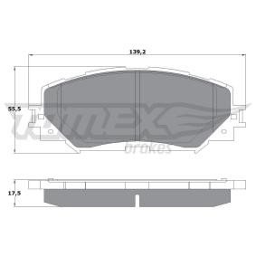Acquista Kit pastiglie freni da TOMEX brakes TX 14-72 a buon mercato per soli 33,44 €