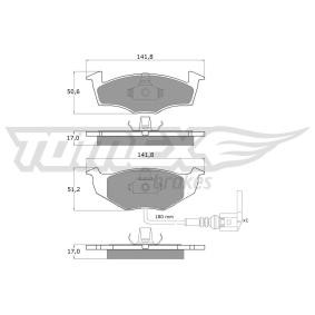 Acquista Kit pastiglie freni da TOMEX brakes TX 14-78 a buon mercato per soli 33,25 €