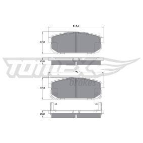 Acquista Kit pastiglie freni da TOMEX brakes TX 14-95 a buon mercato per soli 29,03 €