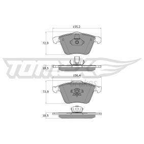 Acquista Kit pastiglie freni da TOMEX brakes TX 15-26 a buon mercato per soli 37,78 €