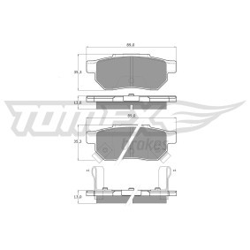 Acquista Kit pastiglie freni da TOMEX brakes TX 15-32 a buon mercato per soli 13,10 €