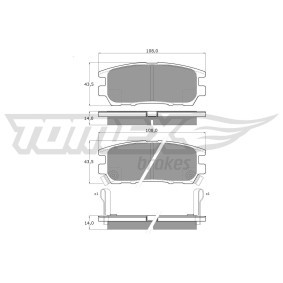 Bremsbeläge von TOMEX brakes