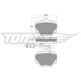 Acquista Kit pastiglie freni da TOMEX brakes TX 15-50 a buon mercato per soli 21,09 €