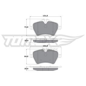 Kjøp Bremseklosser av TOMEX brakes TX 16-04 til den lave prisen 541,43 NOK
