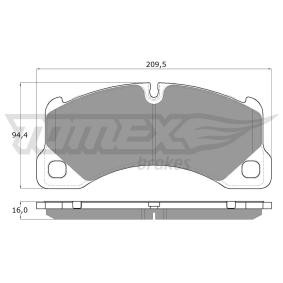 Osta Jarrupalat, levyjarru TOMEX brakes:llä TX 16-71 edullisesti hintaan 72,10 €