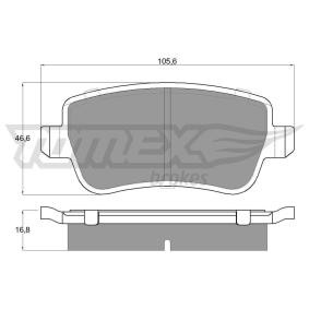 Compre Pastilhas de travão da TOMEX brakes TX 16-74 a um preço baixo por 27,41 €