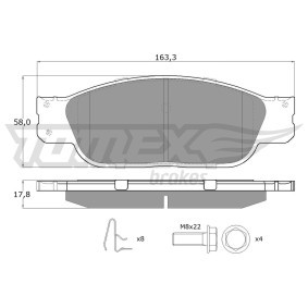 Bremsbeläge TX 16-92 für JAGUAR
