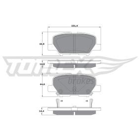 Compre Pastilhas de travão da TOMEX brakes TX 17-30 a um preço baixo por 27,90 €
