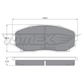 Acquista Pastiglie dei freni da TOMEX brakes online per Serie E III MPV (SG) a prezzi moderati