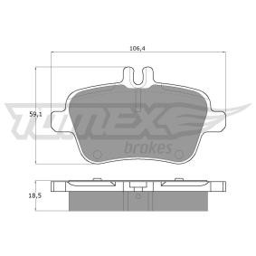 Comprar Juego de pastillas de freno de TOMEX brakes TX 18-08 a bajo precio de 35,87 €