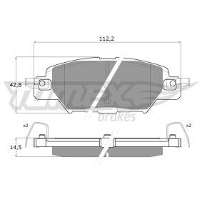 Compre Pastilhas de travão da TOMEX brakes TX 18-31 a um preço baixo por 34,59 €