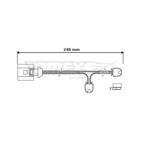 Acquista Sensore di usura delle pastiglie freni da TOMEX brakes TX 30-52 a buon mercato per soli 10,11 €