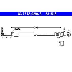 Comprar Latiguillo de freno de ATE 83.7713-0294.3 a bajo precio de 27,35 €