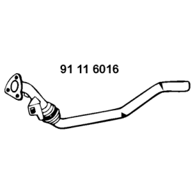 Abgasrohr 91 11 6016 für AUDI