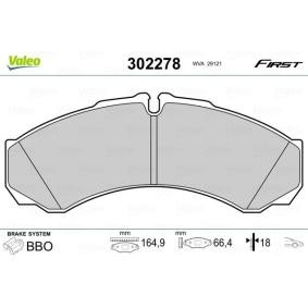 Acquista Kit pastiglie freni da VALEO 302278 a buon mercato per soli 39,63 €