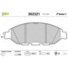 Acquista Kit pastiglie freni da VALEO 302321 a buon mercato per soli 37,26 €