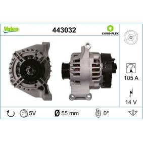 Kjøp Dynamo av VALEO 443032 til den lave prisen 1990,44 NOK