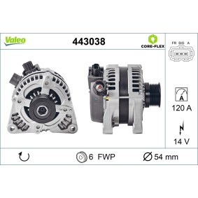Kjøp Dynamo av VALEO 443038 til den lave prisen 2807,78 NOK