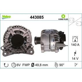 Lichtmaschine 443085 von VALEO günstig für 259,00 € online kaufen