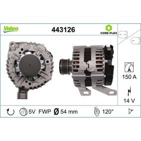 Lichtmaschine 443126 von VALEO günstig für 224,81 € online kaufen