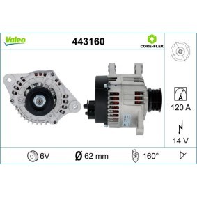 Lichtmaschine 443160 von VALEO günstig für 488,14 € online kaufen