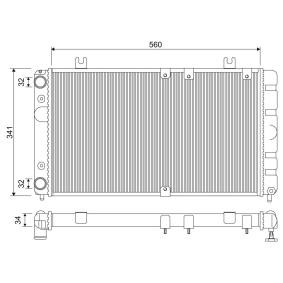 Acquista Radiatore motore da VALEO 701334 a buon mercato per soli 86,98 €