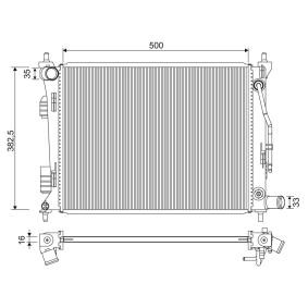 Achetez des Radiateur du moteur VALEO 701342 à prix pour 75,25 €