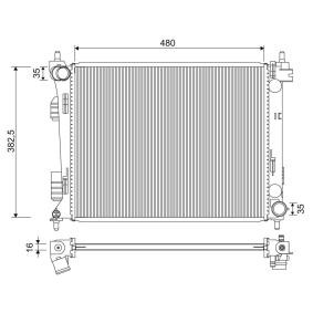 Achetez des Radiateur du moteur VALEO 701347 à prix pour 98,04 €