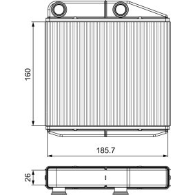 Acquista Scambiatore calore per riscaldamento abitacolo da VALEO 811502 a buon mercato per soli 49,96 €