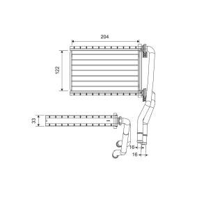 Acquista Scambiatore calore per riscaldamento abitacolo da VALEO 811535 a buon mercato per soli 117,08 €